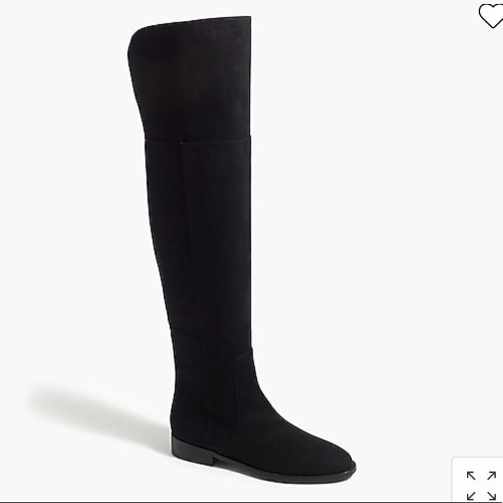 J. Crew Factory  Over-the-knee microsuede boots Item AG056*